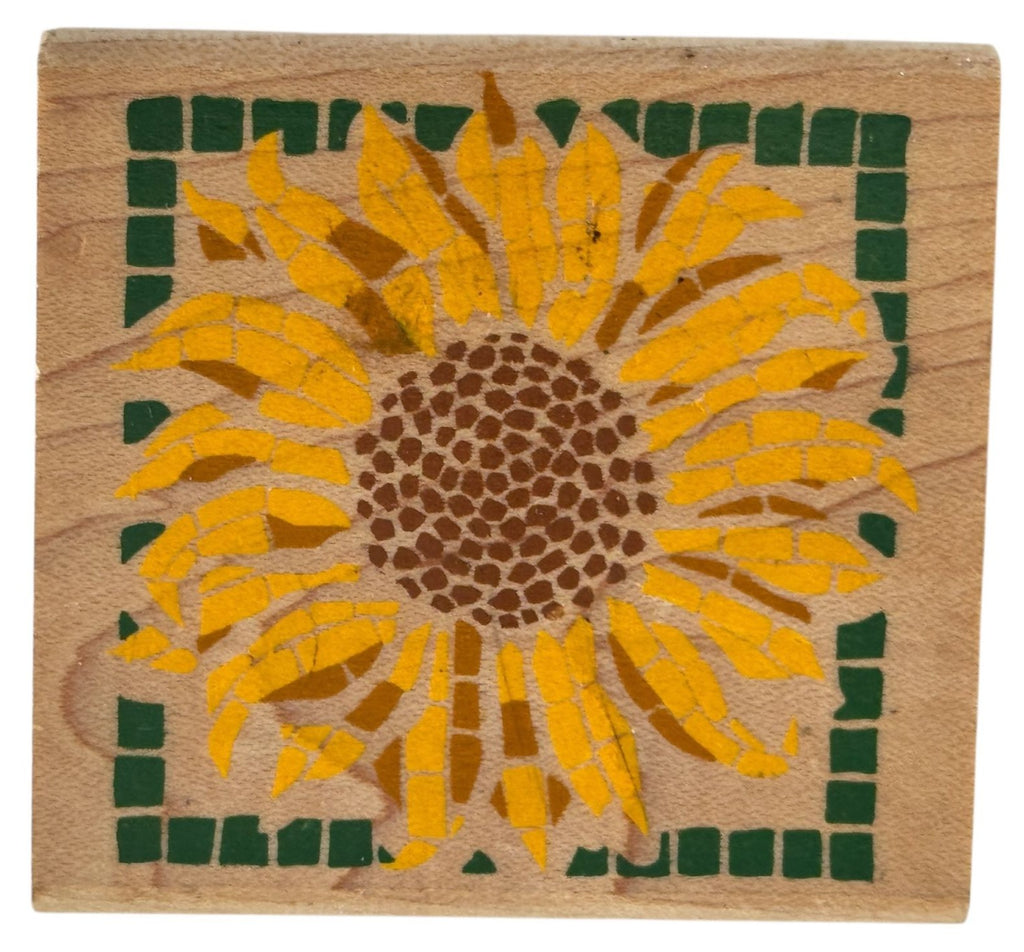 Rubber Stampede Rubber Stamp Sunflower Flower Friendship Card Making Friend Wood