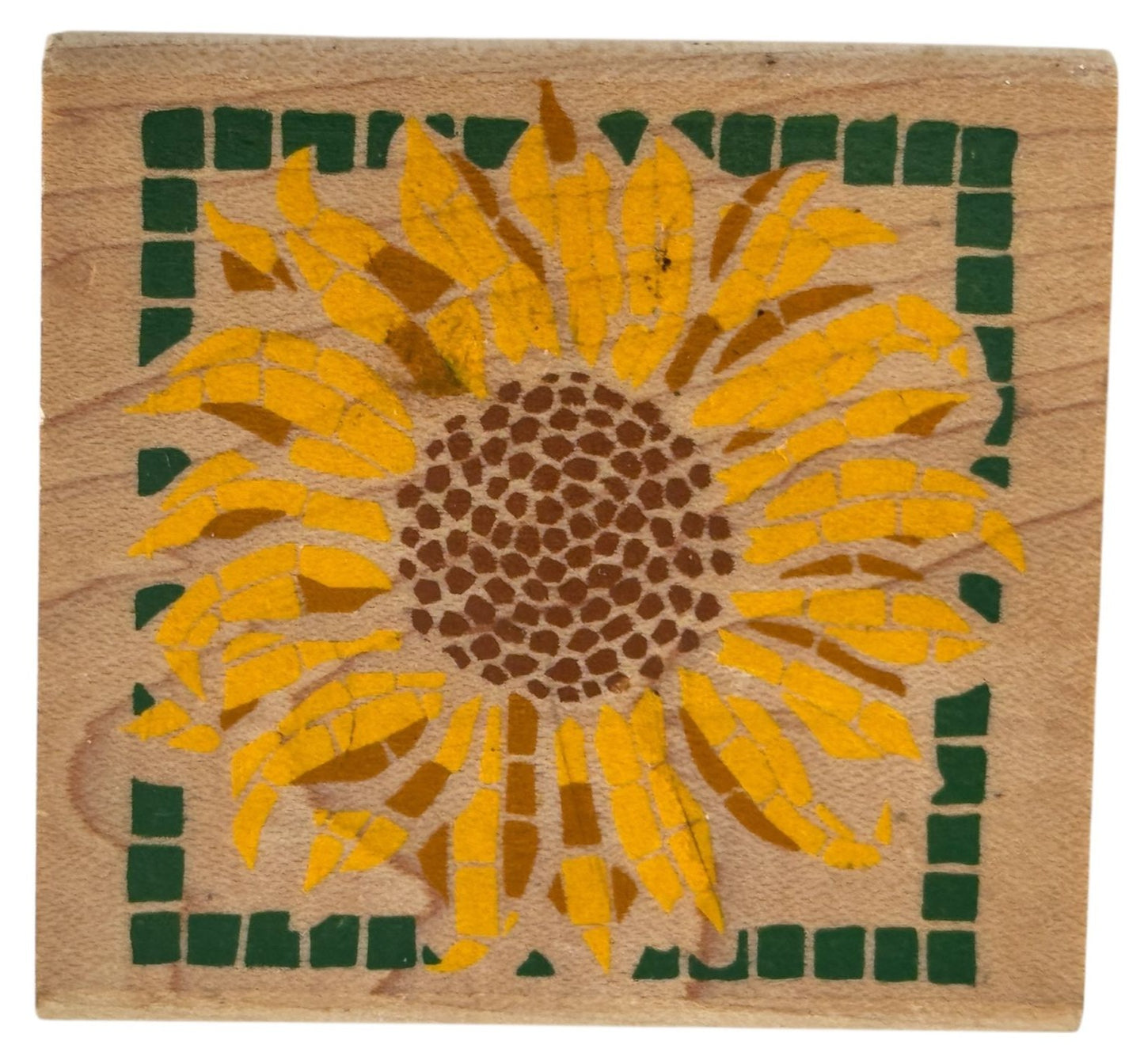 Rubber Stampede Rubber Stamp Sunflower Flower Friendship Card Making Friend Wood