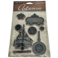 Hero Arts Rubber Stamp Art of the Card 19th Century French Script Chandelier Cardmaking