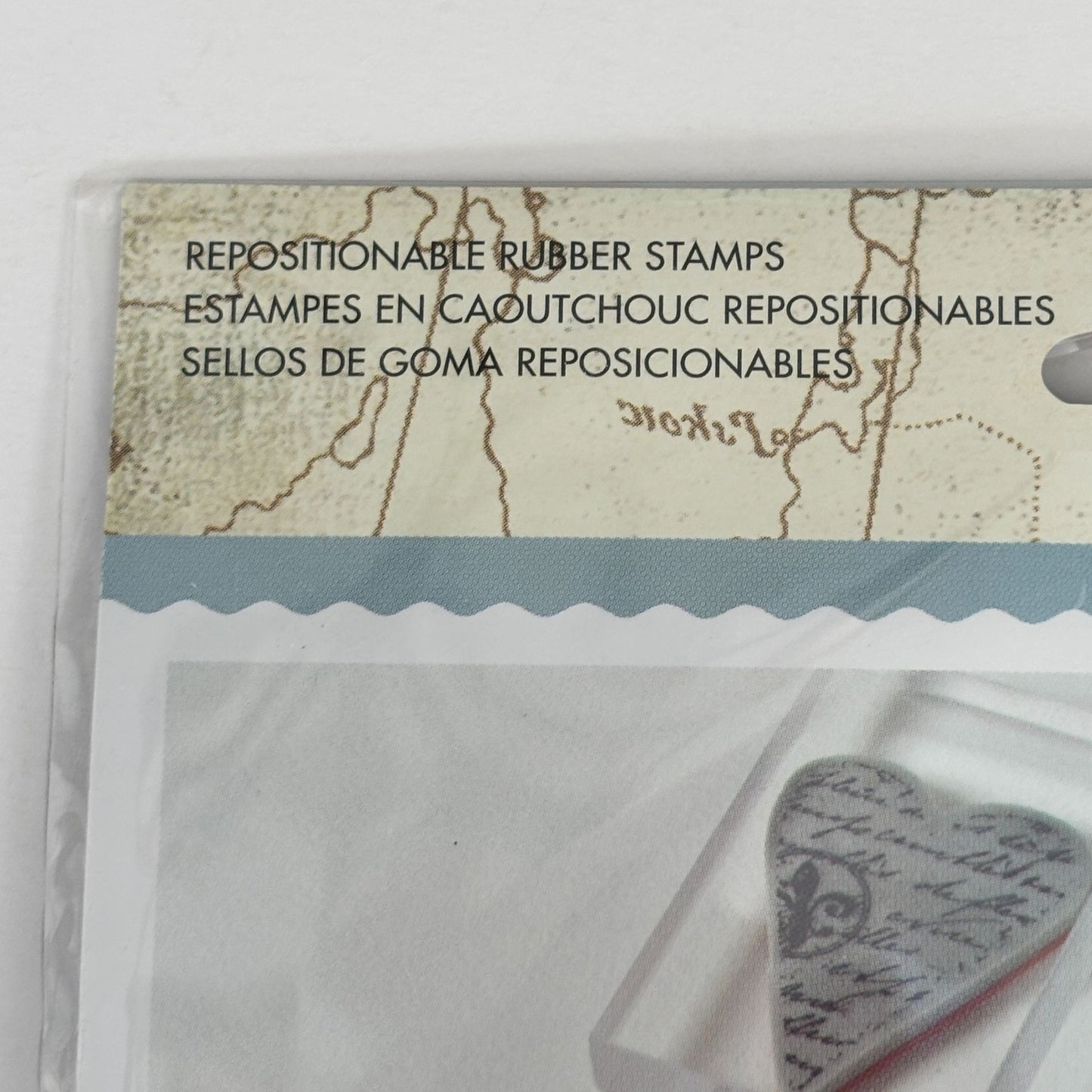 Hero Arts Rubber Stamp Art of the Card 19th Century French Script Chandelier Cardmaking