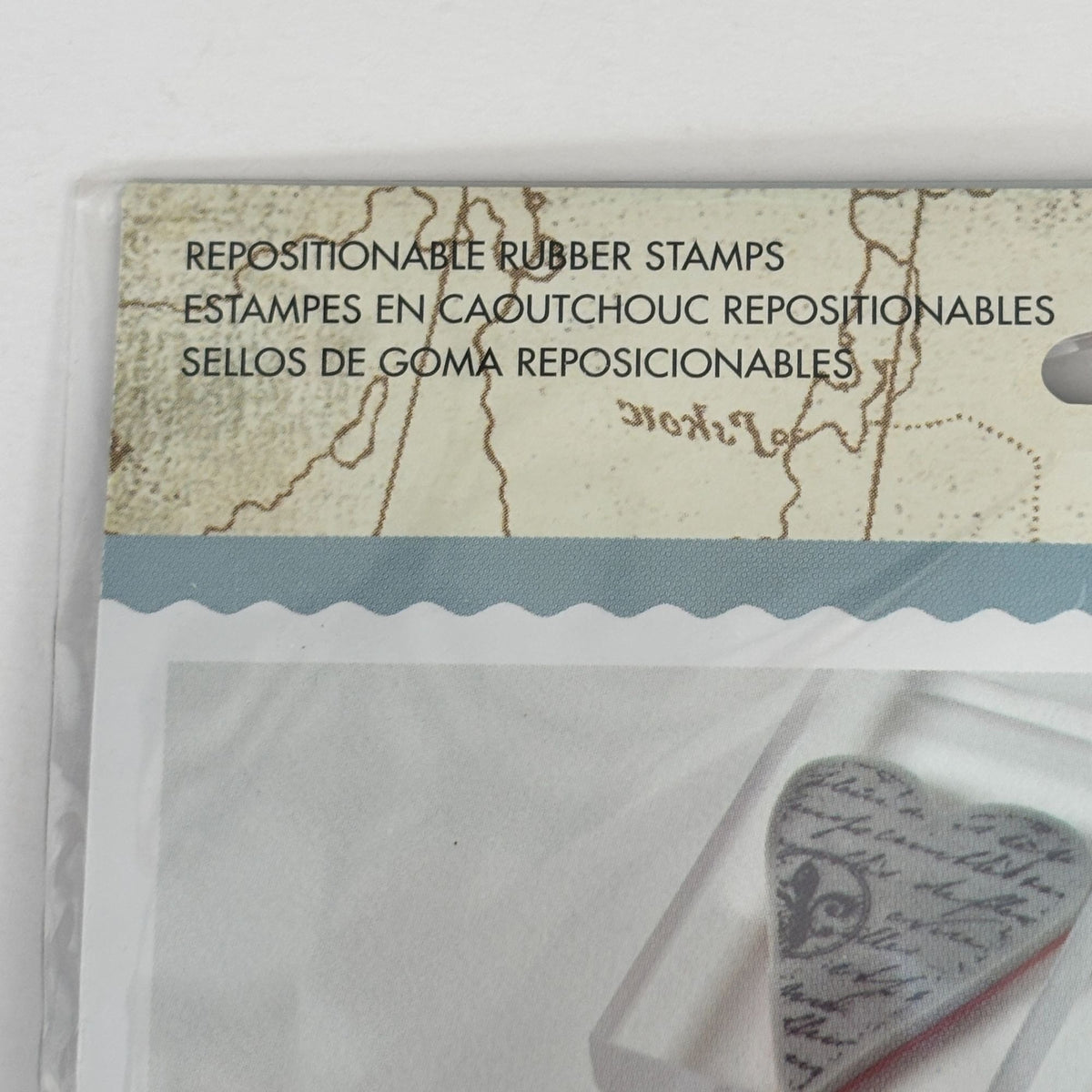 Hero Arts Rubber Stamp Art of the Card 19th Century French Script Chandelier Cardmaking