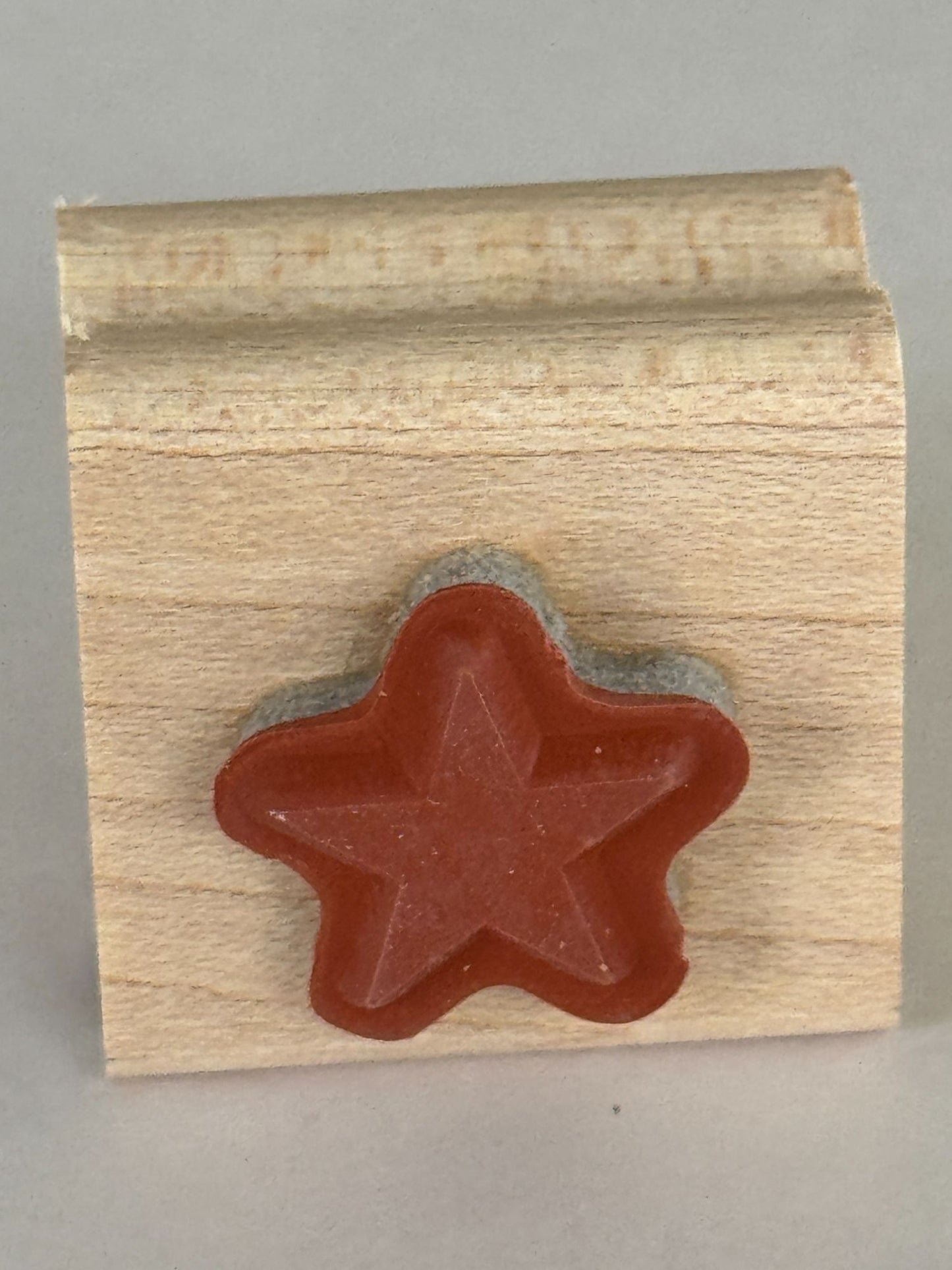 Stampin Up Rubber Stamp Solid Star Night Sky Patriotic Card Making 5/8 inch