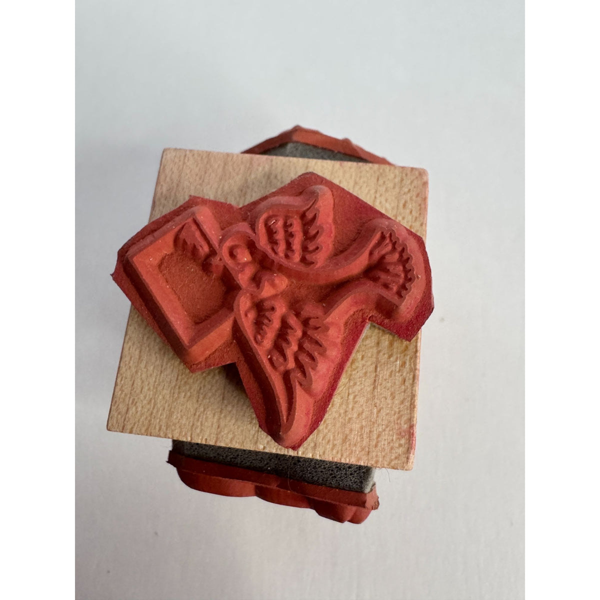 Happy Valentines Day Rubber Stamp Cube Heart Arrow Dove Mail Rose Card Making