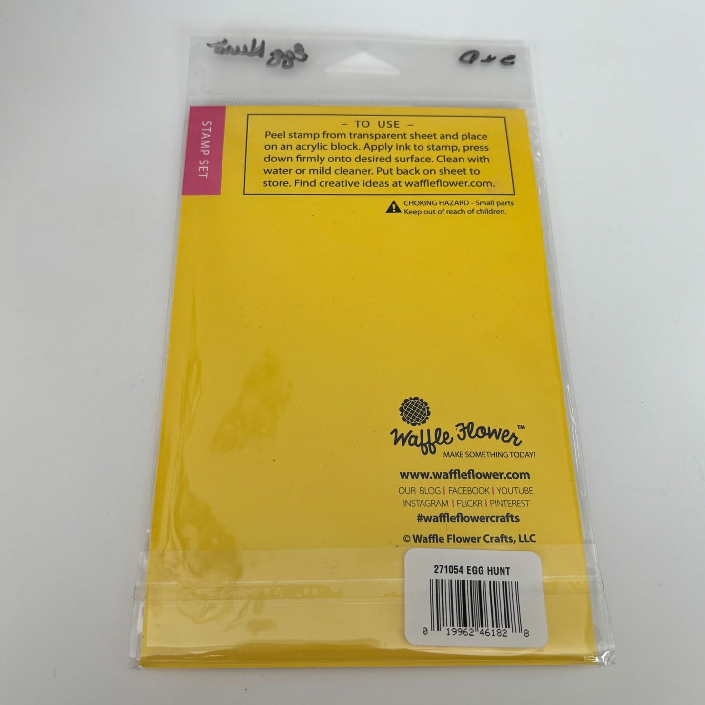 Waffle Flower Clear Stamp and Craft Dies Set Easter Egg Hunt Spring Cardmaking Blessings