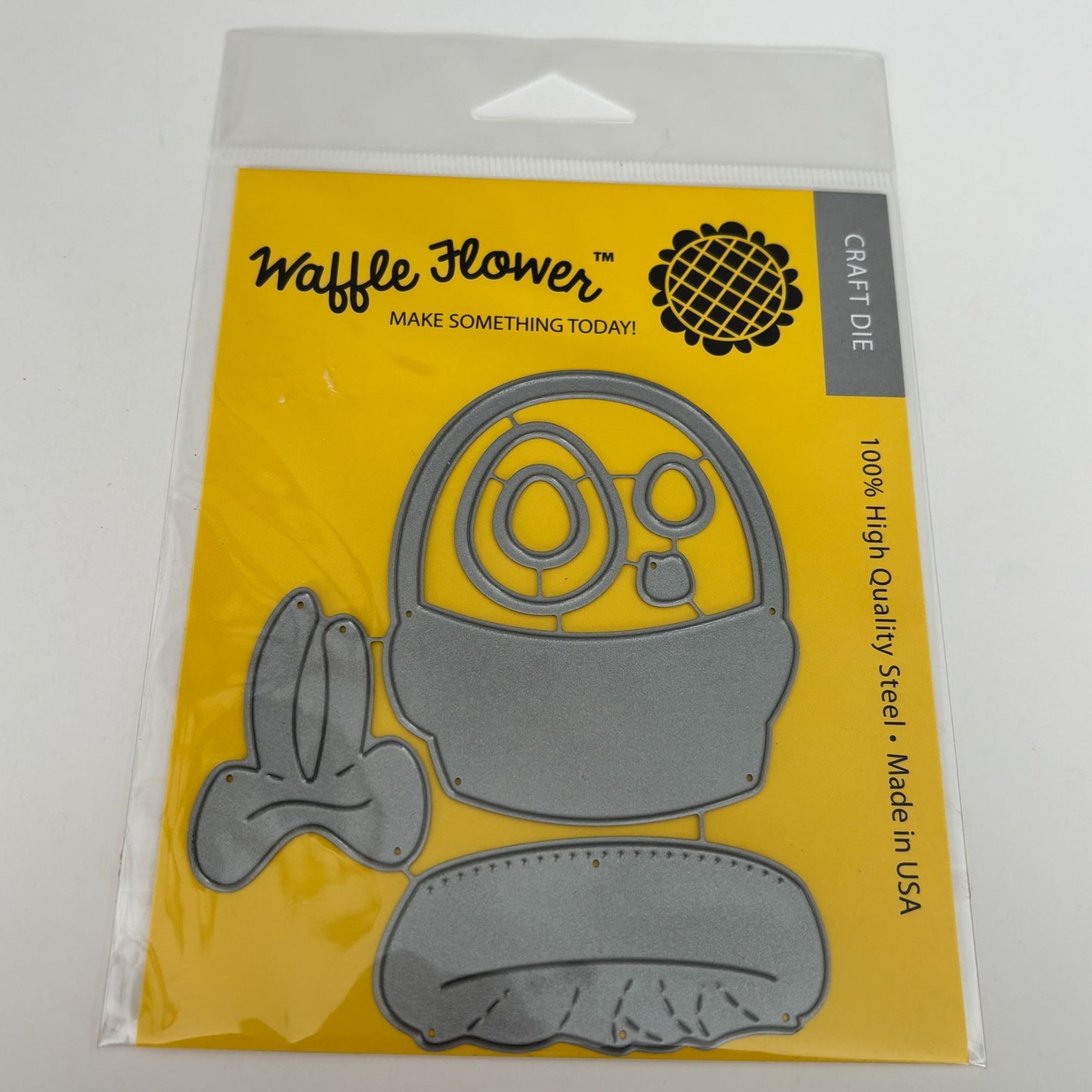 Waffle Flower Clear Stamp and Craft Dies Set Easter Egg Hunt Spring Cardmaking Blessings