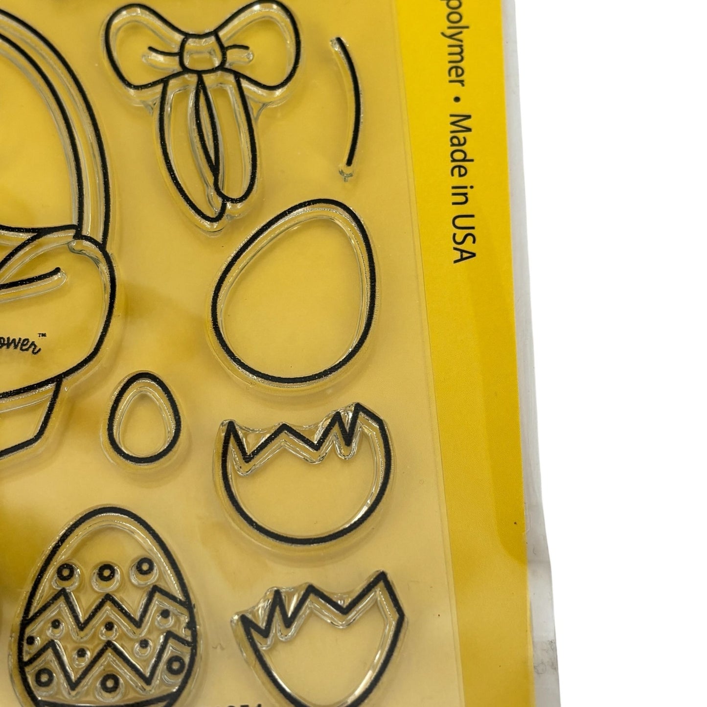 Waffle Flower Clear Stamp and Craft Dies Set Easter Egg Hunt Spring Cardmaking Blessings