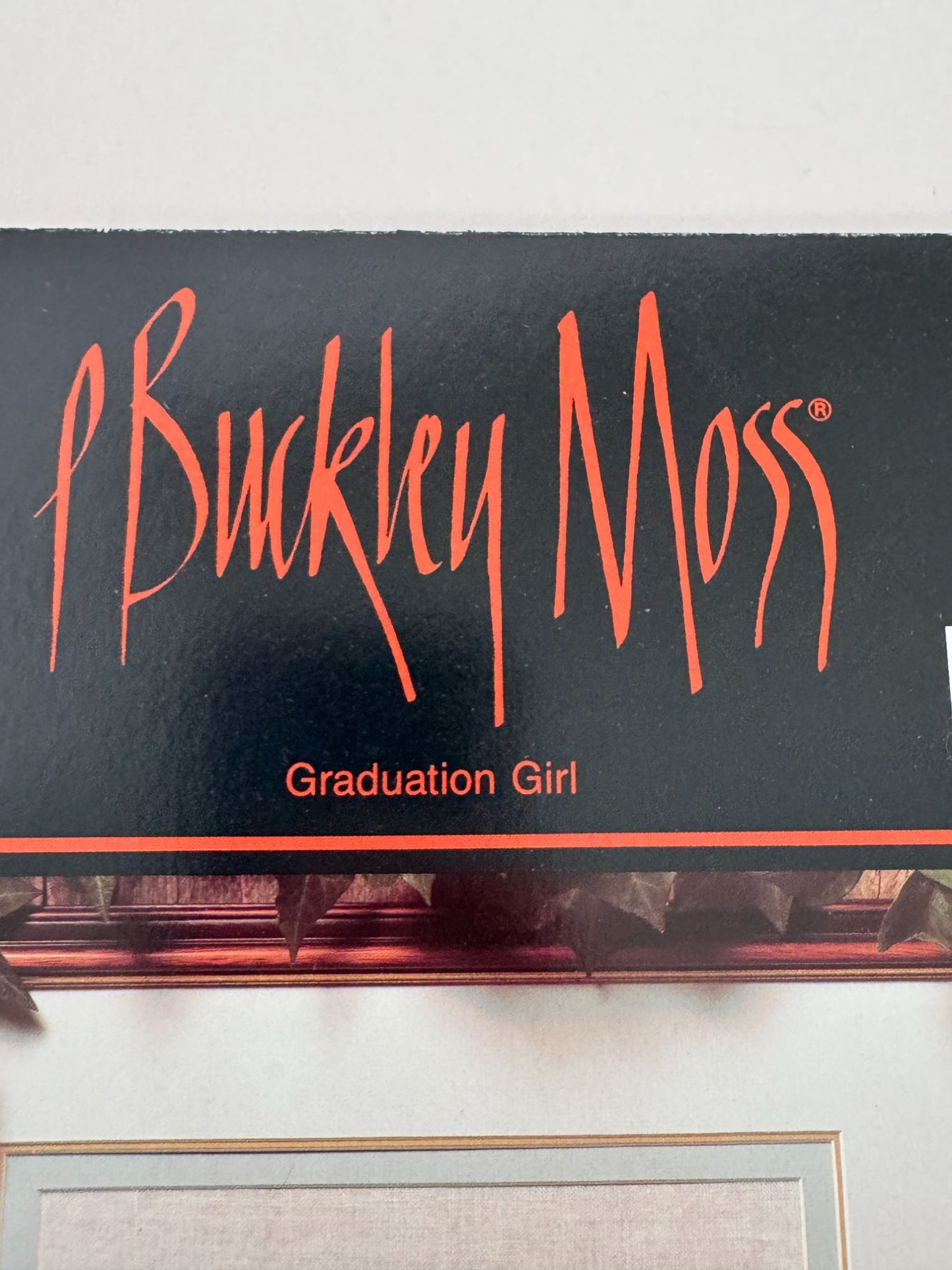 P Buckley Moss Cross Stitch Pattern Graduation Girl Chart Graduate Personalize