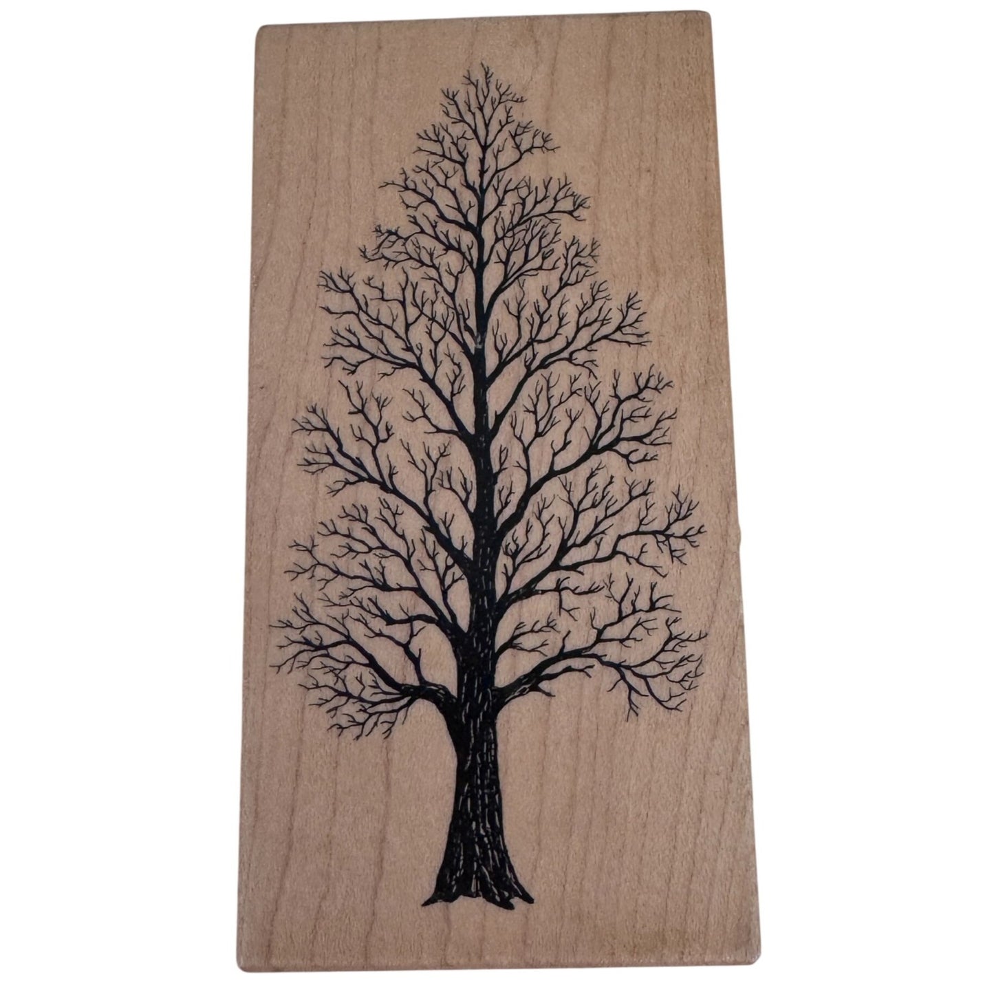 PSX Rubber Stamp Winter Bare Tree Nature Family Tree Cardmaking Journal Craft Wooden Woodland