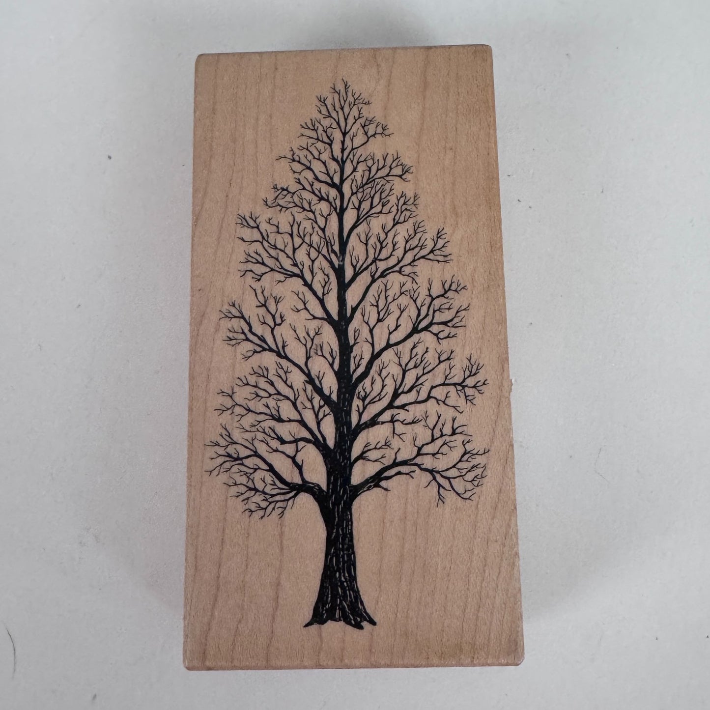 PSX Rubber Stamp Winter Bare Tree Nature Family Tree Cardmaking Journal Craft Wooden Woodland