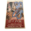 Indygo Junction Sewing Pattern Denim Vest Let It Snow Appliques S-XL Christmas