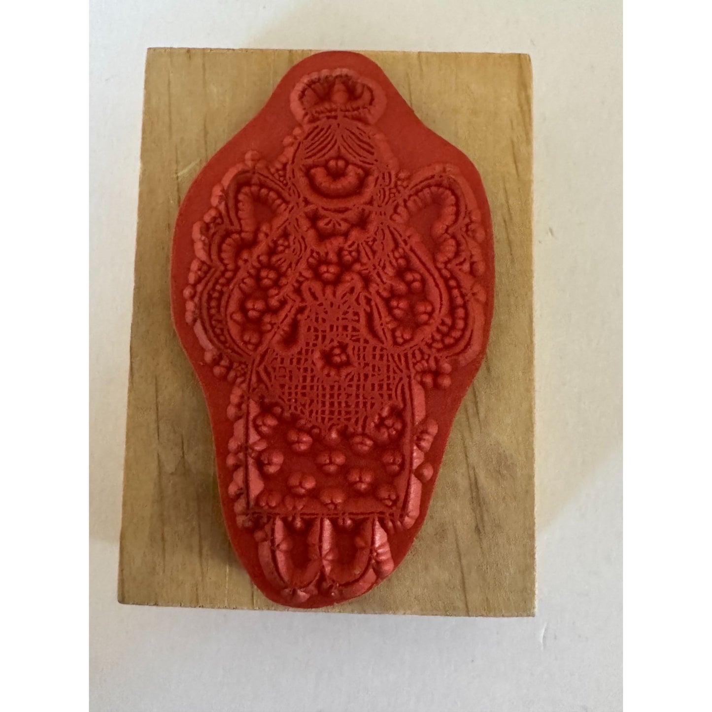 Hooks Lines and Inkers Rubber Stamp Christmas Country Angel Wreath Card Making