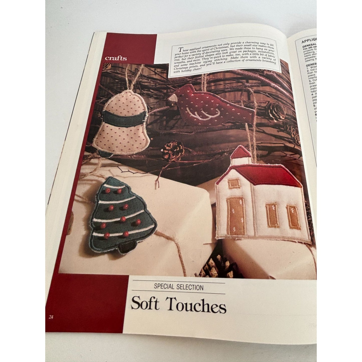 Leisure Arts Magazine December 1988 Cross Stitch Santa Christmas Stockings Knit