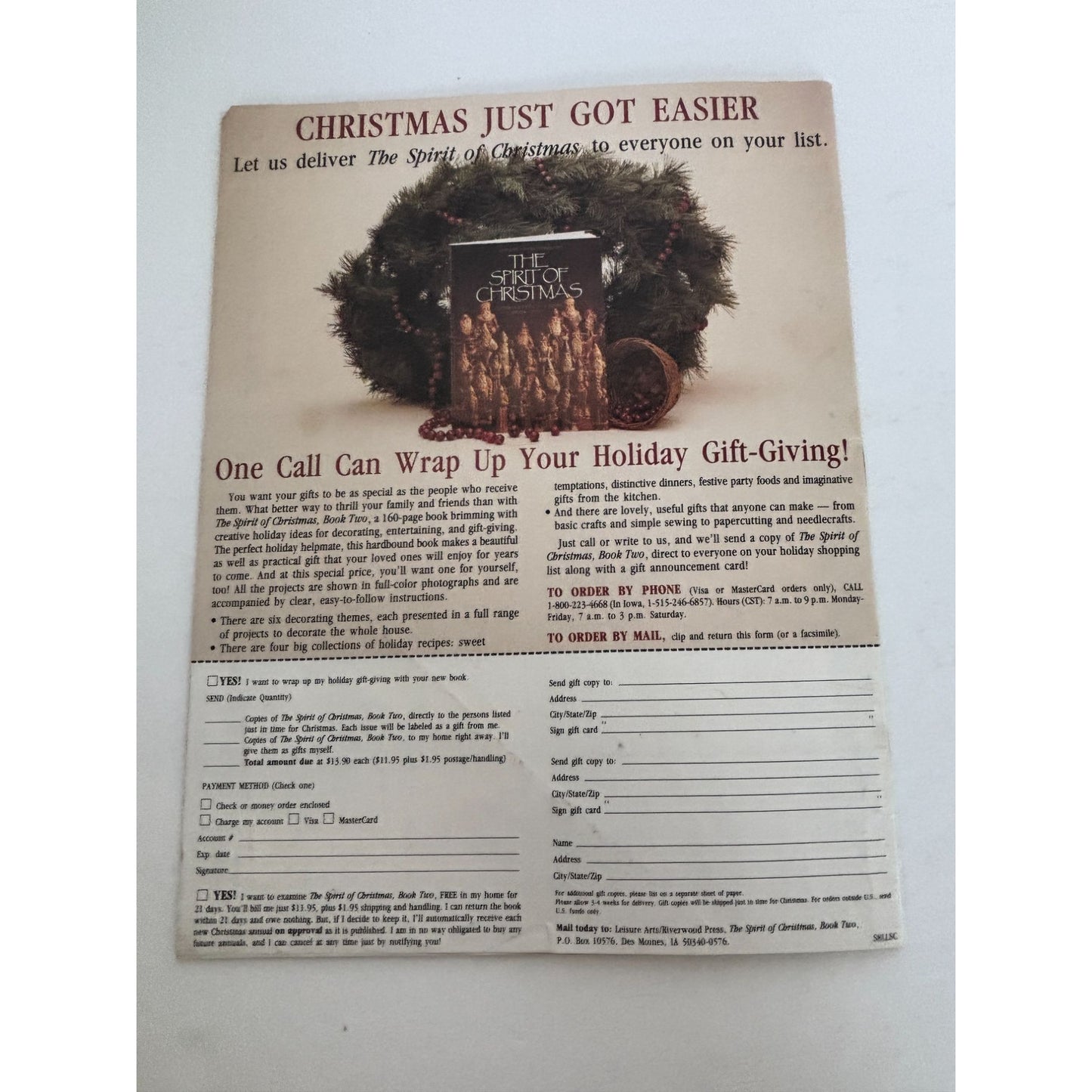 Leisure Arts Magazine December 1988 Cross Stitch Santa Christmas Stockings Knit