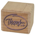 Thanks Rubber Stamp Thank You Card Making Words Wood Mounted Craft Circle