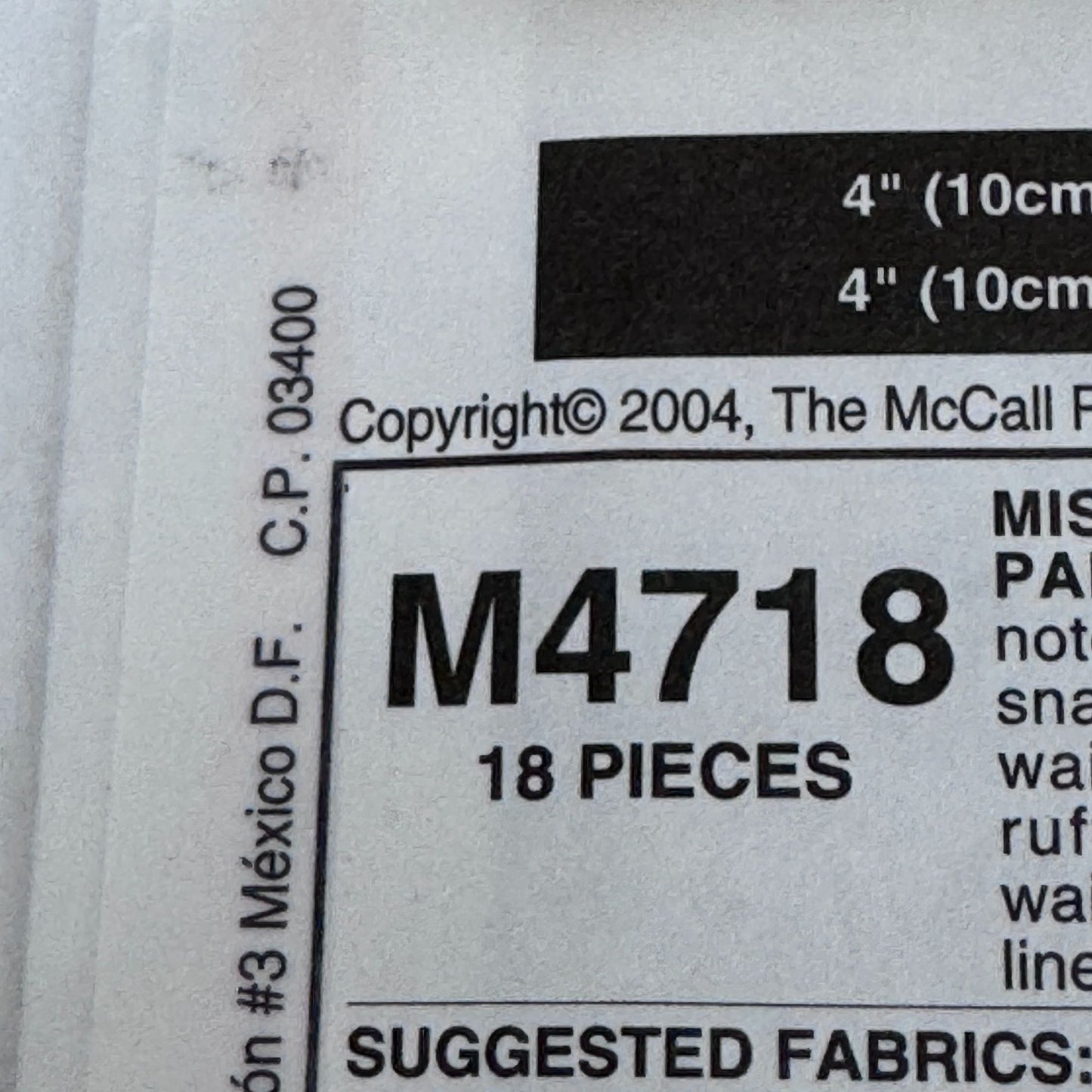 McCalls Sewing Pattern M4718 Office Outfit Jacket Skirt Corporate Core 6-12 Uncut Pants Y2K