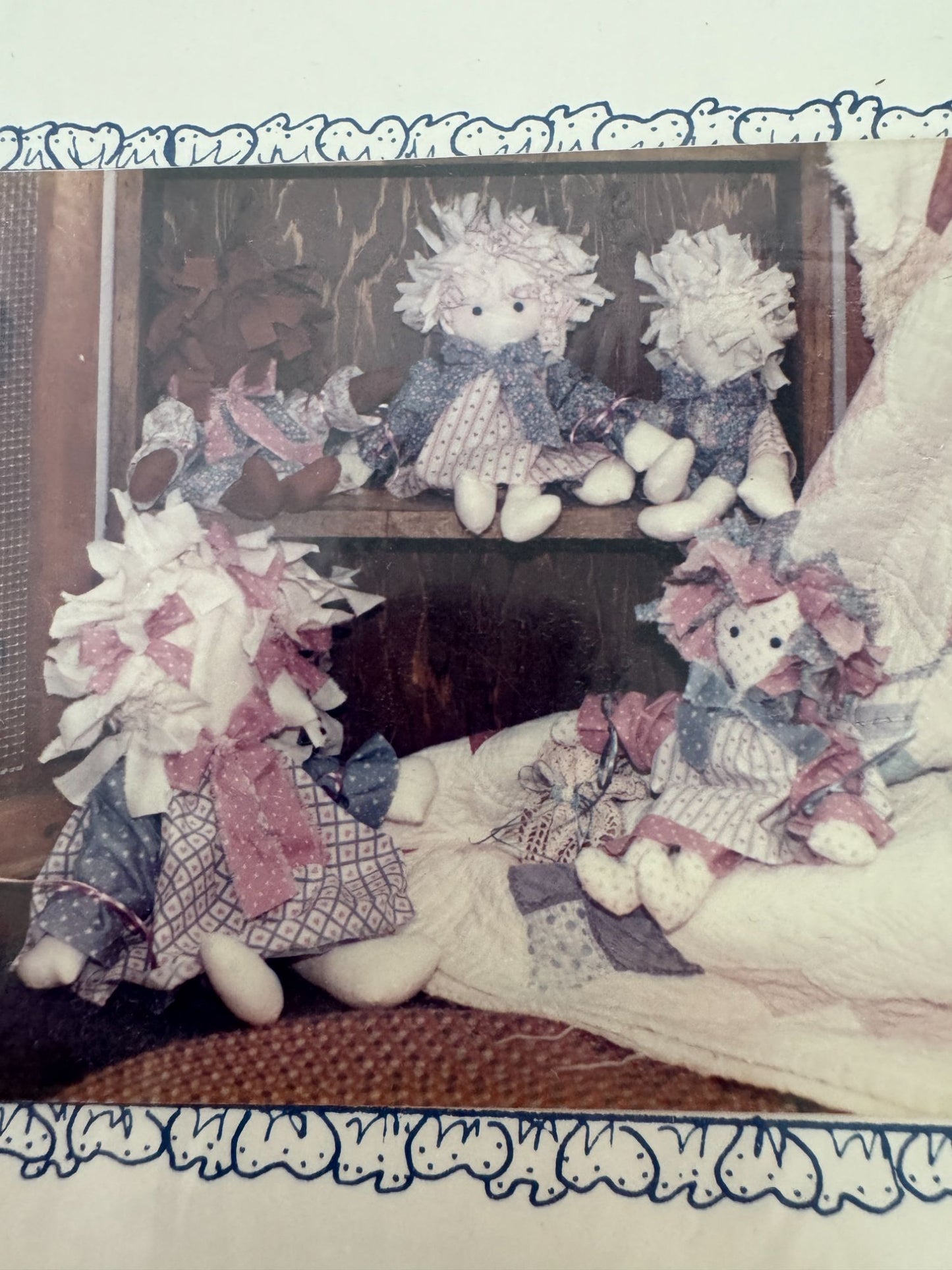 Sew Special Sewing Pattern Rag Doll Memories Folk Scraps Country 1980s Vintage