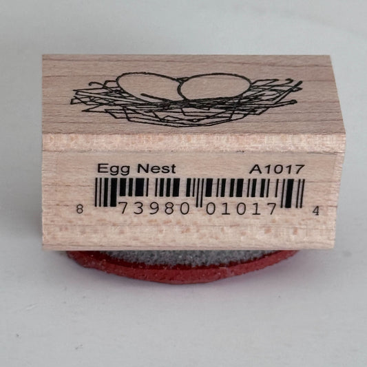 Memory Box Rubber Stamp Bird Egg Nest Eggs Spring Garden Small Easter Cardmaking Woodland