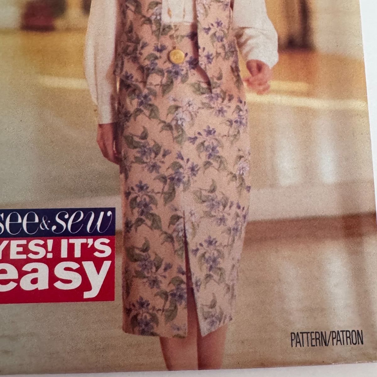 Butterick Sewing Pattern 6887 Vest and Skirt Set Tailored 90s Easy 6-10 Uncut