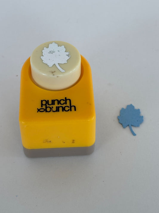 Punch Bunch Paper Punch Craft Hawthorn Leaf Medium Scrapbooking Card Making Art