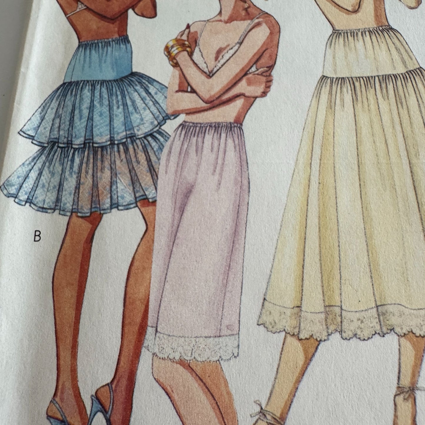 McCalls Sewing Pattern 3318 Misses Full Slip Camisole Half Slip Petticoats 10 12