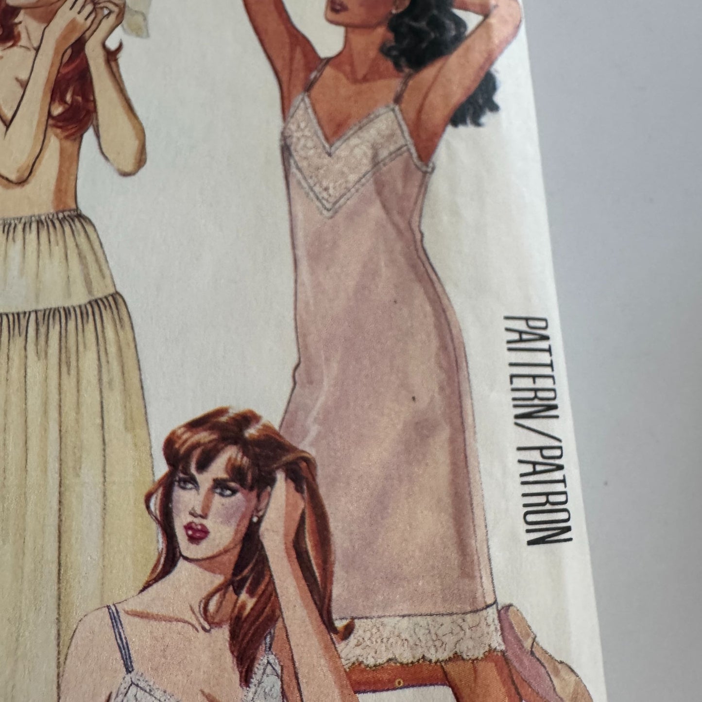 McCalls Sewing Pattern 3318 Misses Full Slip Camisole Half Slip Petticoats 10 12
