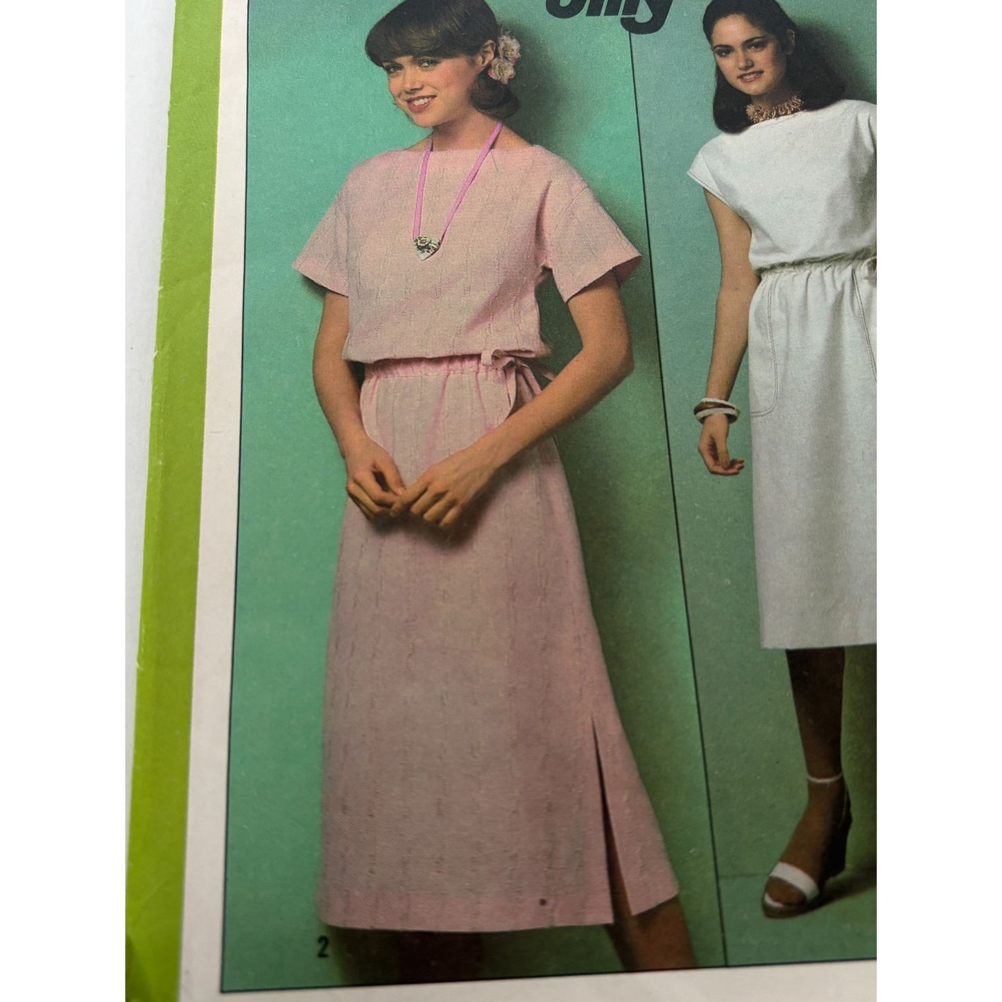 Simplicity Sewing Pattern 8511 Jiffy Dress Bateau Neckline Vintage Size 10 UC