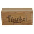 Stampin Up Rubber Stamp Ladybug Thanks Thank You Card Making Word Wood Mounted