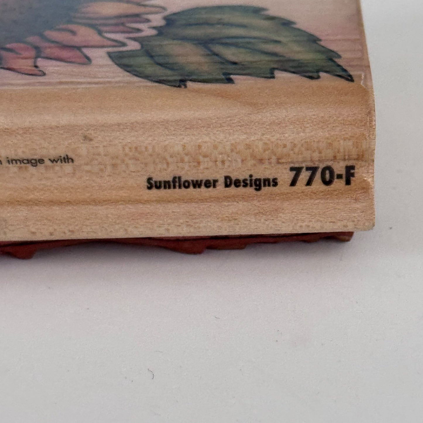 Rubber Stampede Rubber Stamp Sunflower Flower Summer Friendship Cardmaking 770-F