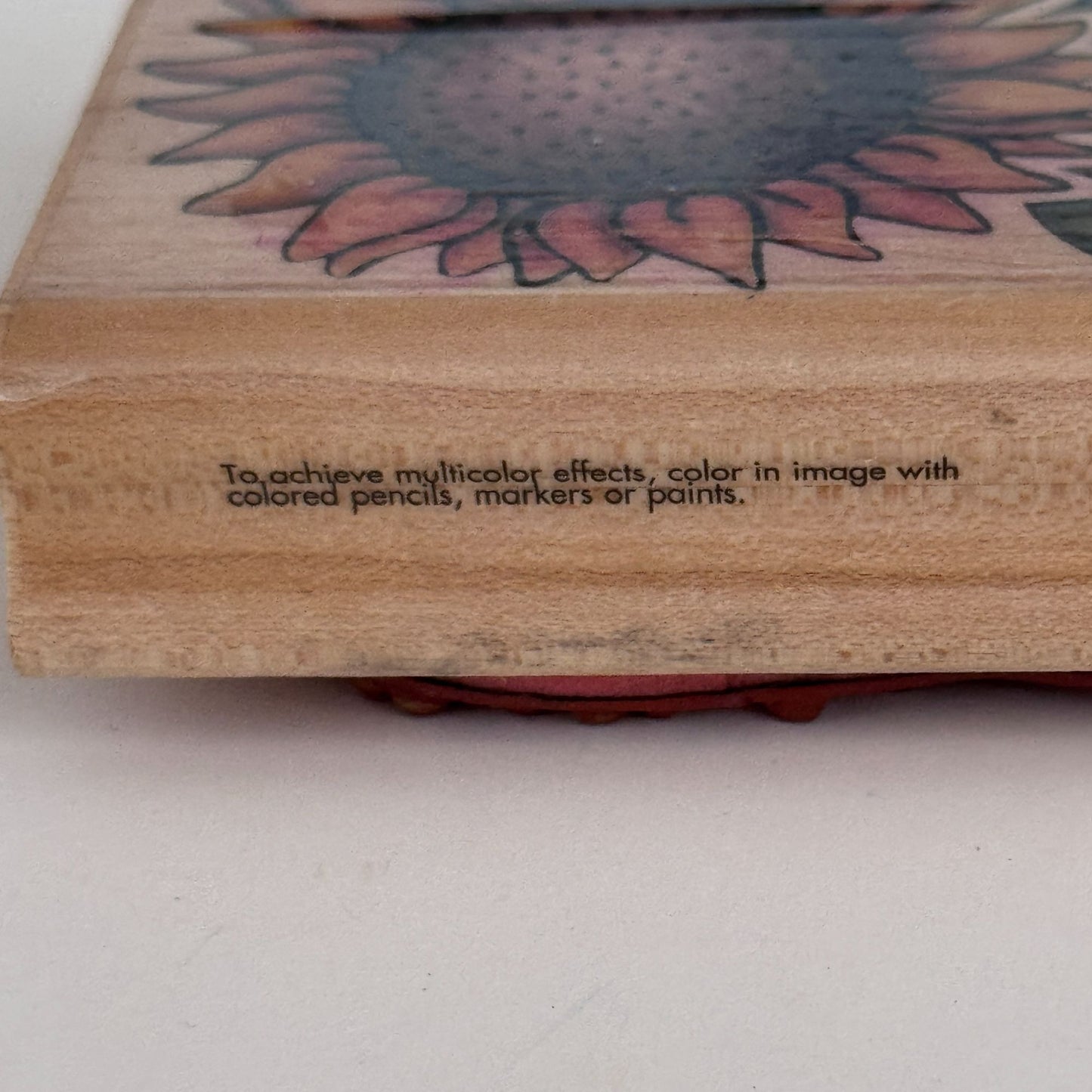 Rubber Stampede Rubber Stamp Sunflower Flower Summer Friendship Cardmaking 770-F
