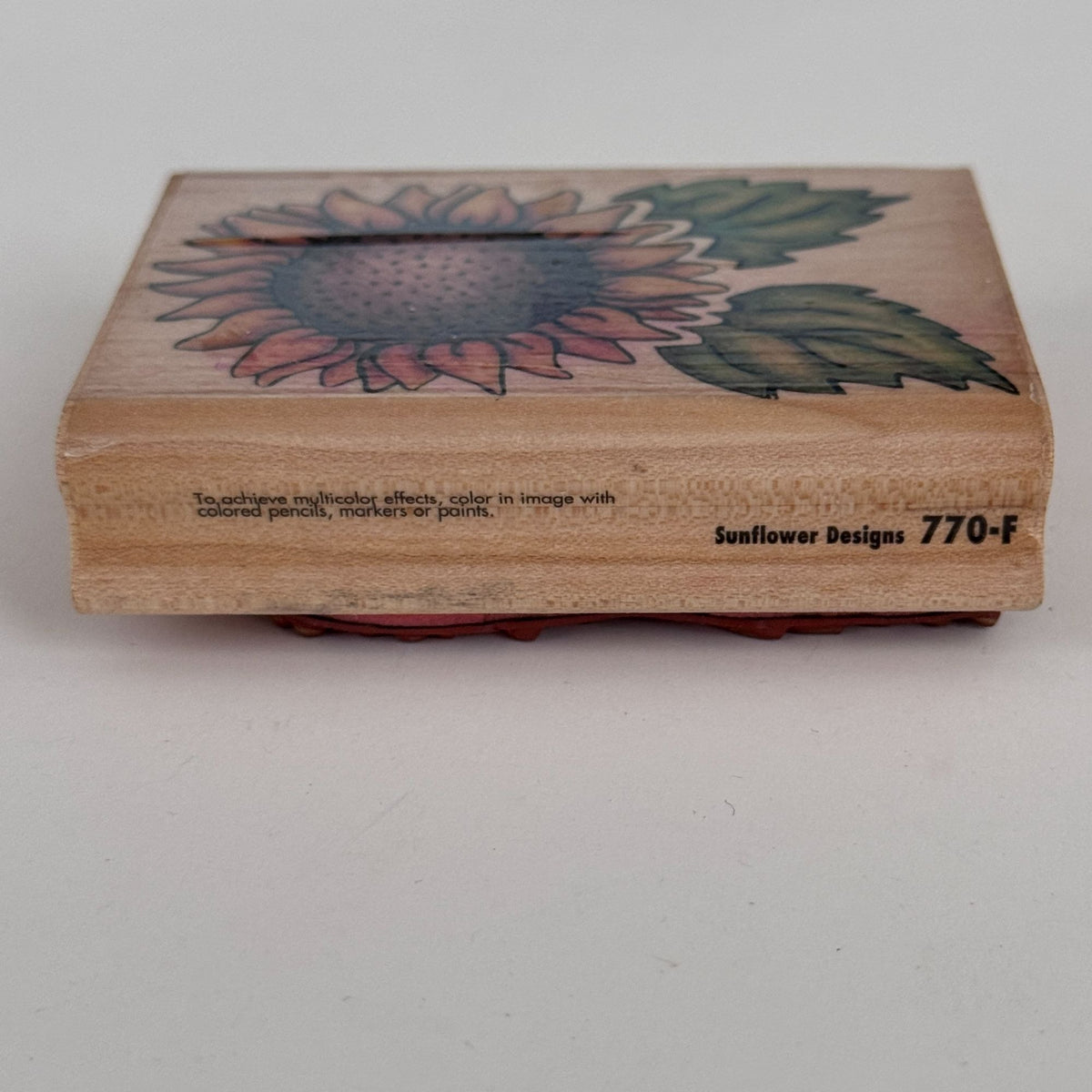 Rubber Stampede Rubber Stamp Sunflower Flower Summer Friendship Cardmaking 770-F