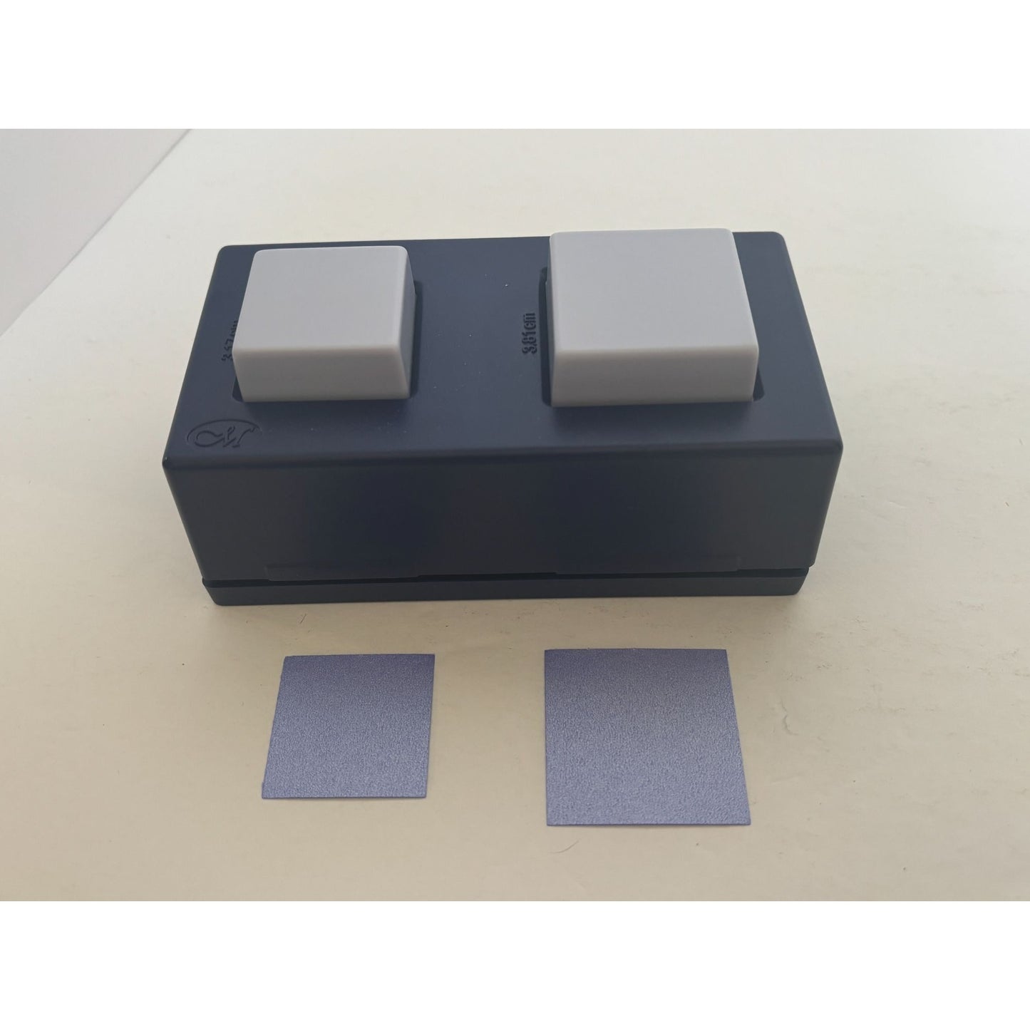 Creative Memories Square Maker Craft Paper Punch 1-1/4" and 1-1/2" Title Boxes