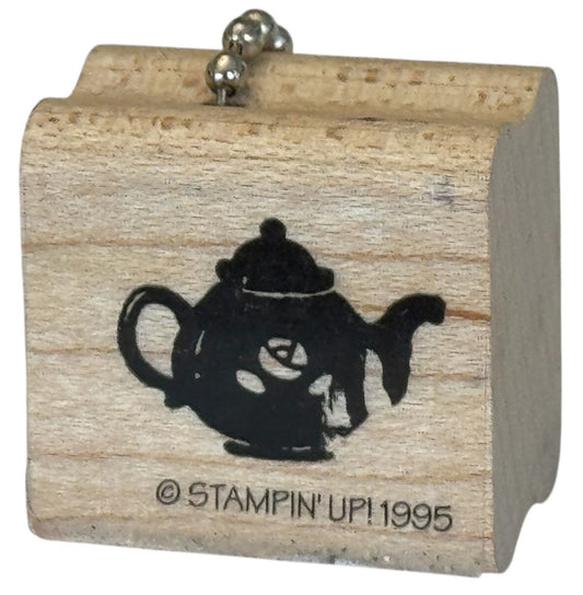 Stampin Up Rubber Stamp Mini Teapot Tea Party Invitation Card Making Crafting