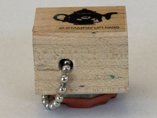 Stampin Up Rubber Stamp Mini Teapot Tea Party Invitation Card Making Crafting