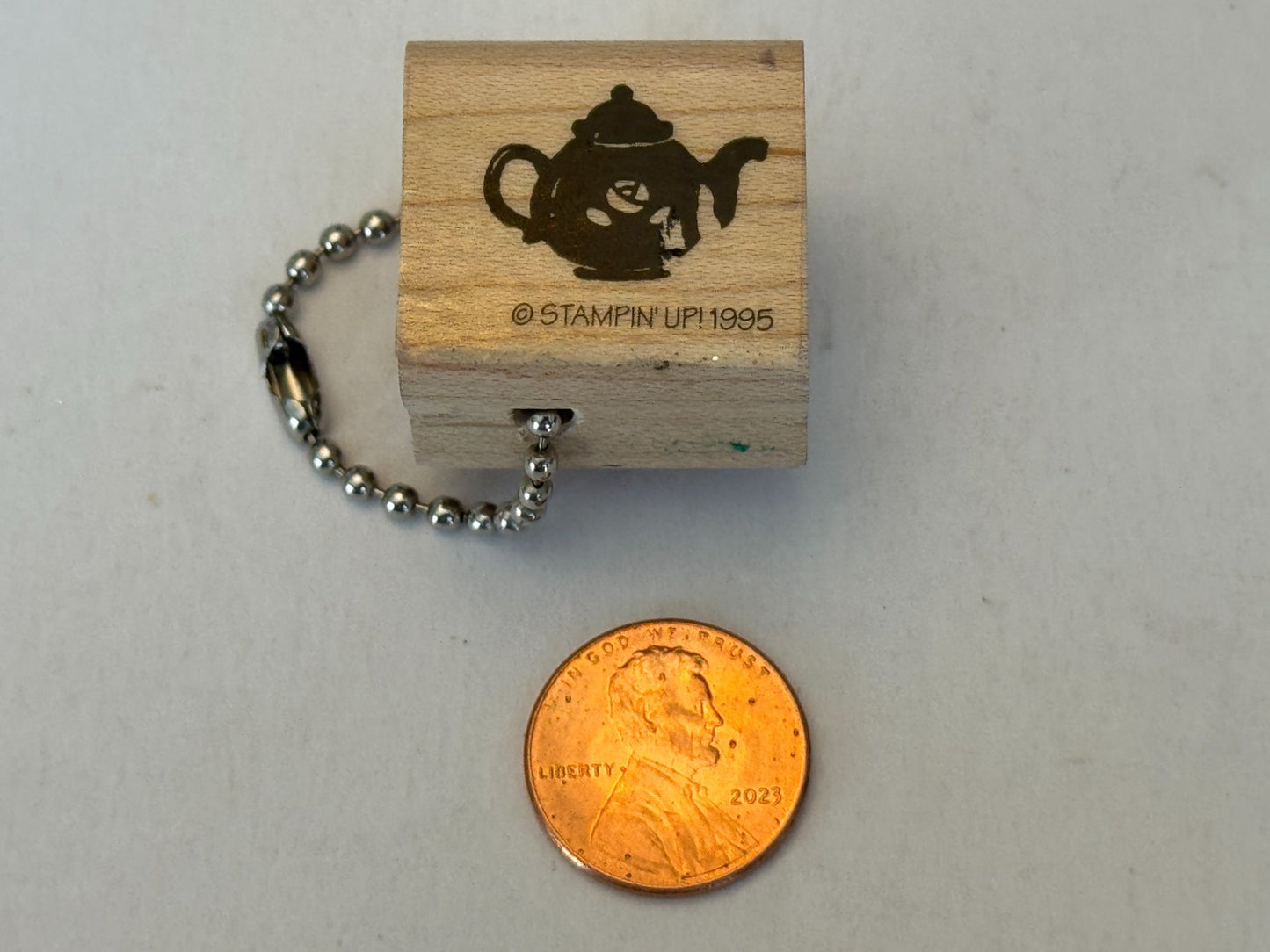 Stampin Up Rubber Stamp Mini Teapot Tea Party Invitation Card Making Crafting