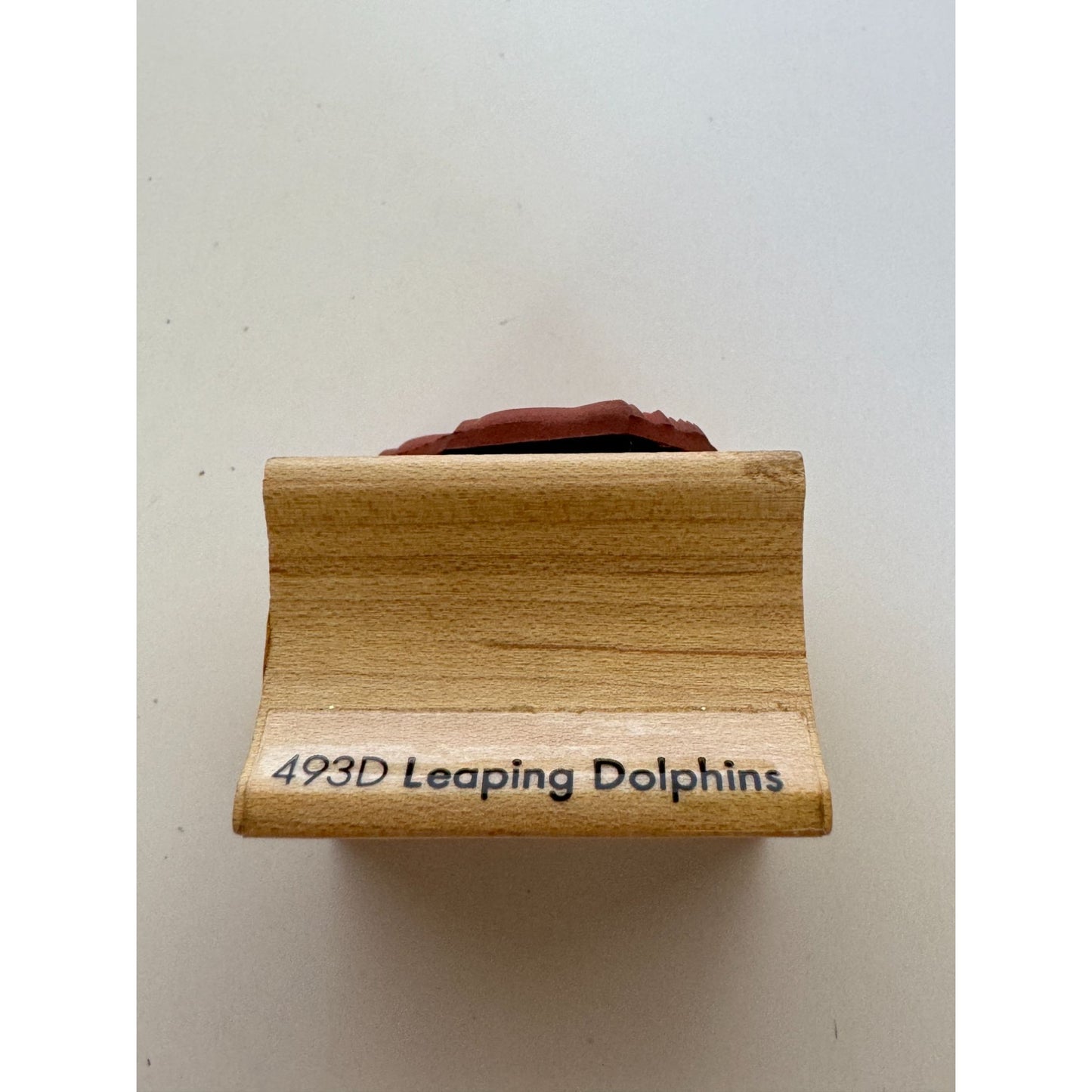 All Night Media Rubber Stamp Leaping Dolphins Trio Ocean Animals Sea Life Small