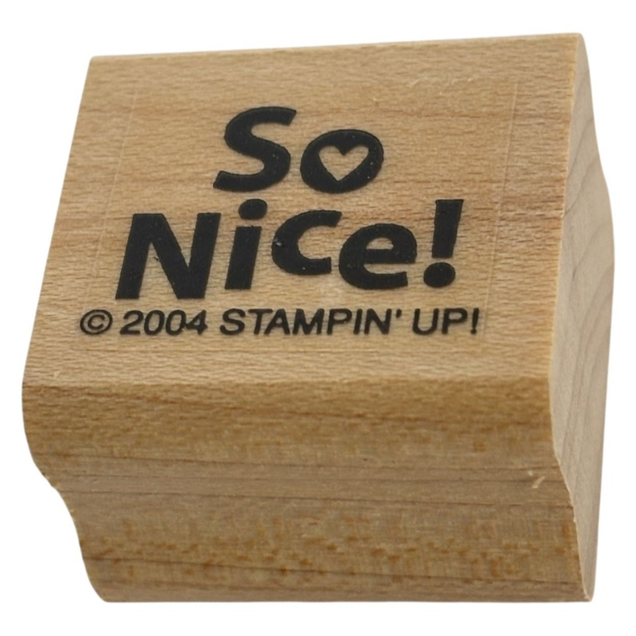 Stampin Up Rubber Stamp So Nice Words Heart Teacher Grading Papers Encouragement