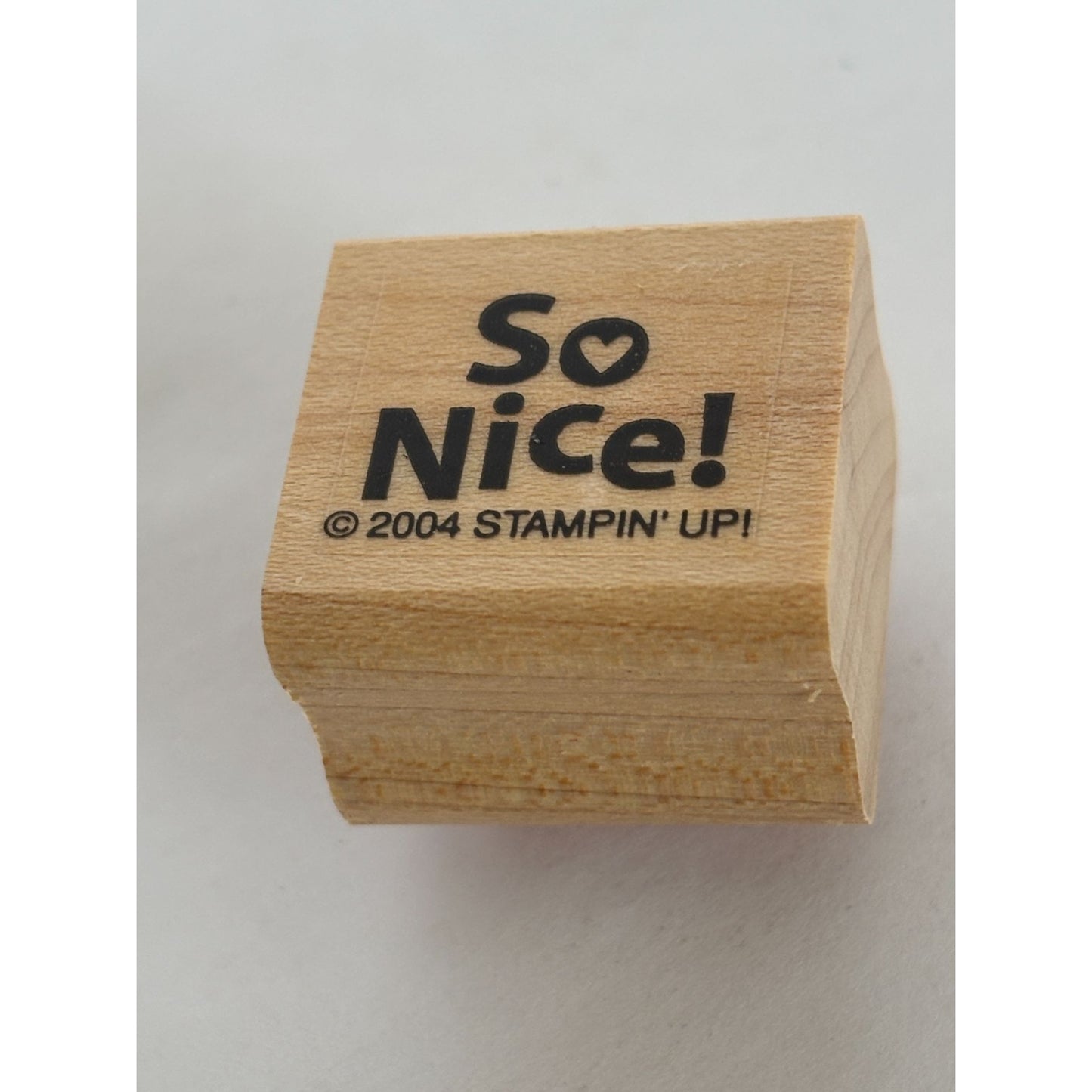 Stampin Up Rubber Stamp So Nice Words Heart Teacher Grading Papers Encouragement