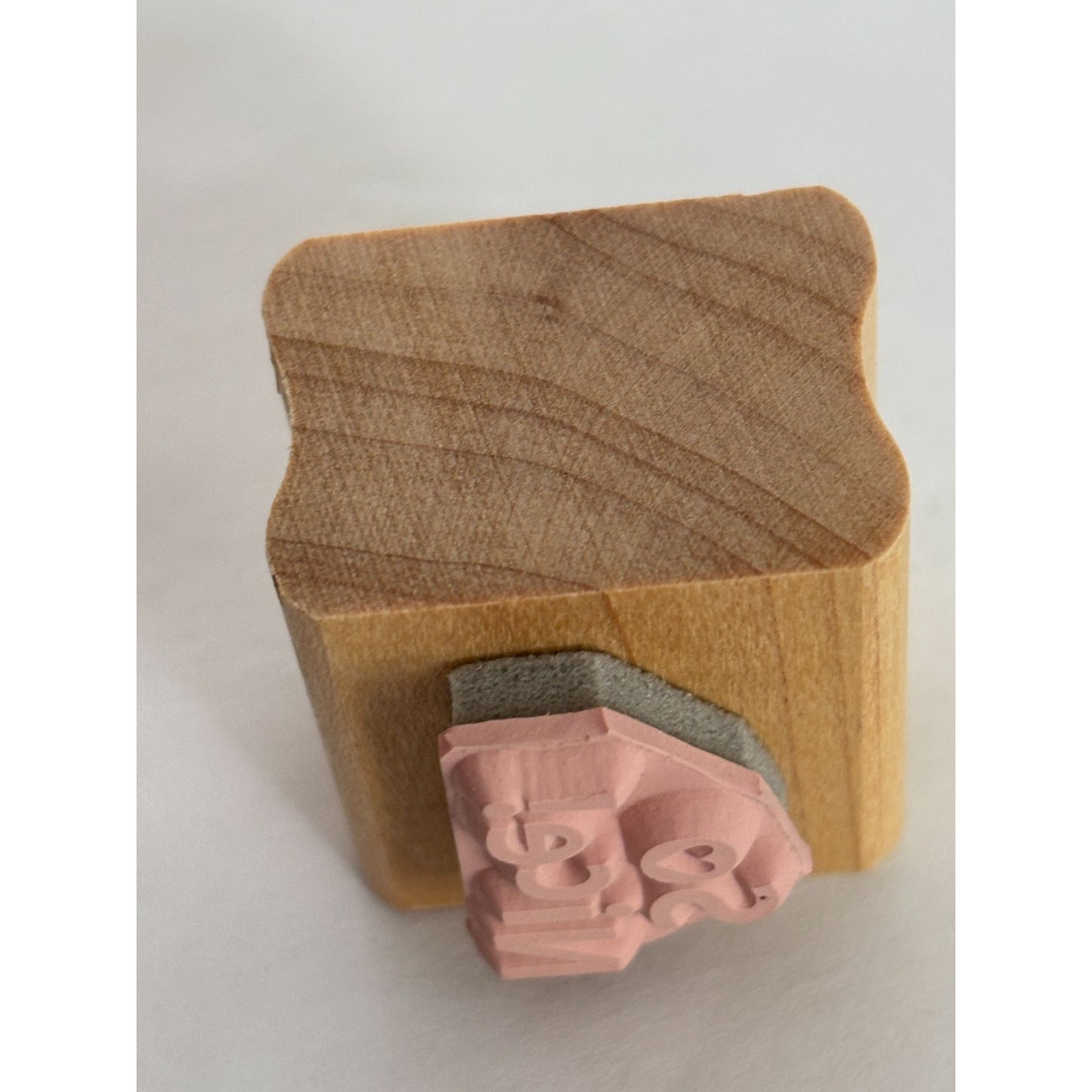 Stampin Up Rubber Stamp So Nice Words Heart Teacher Grading Papers Encouragement