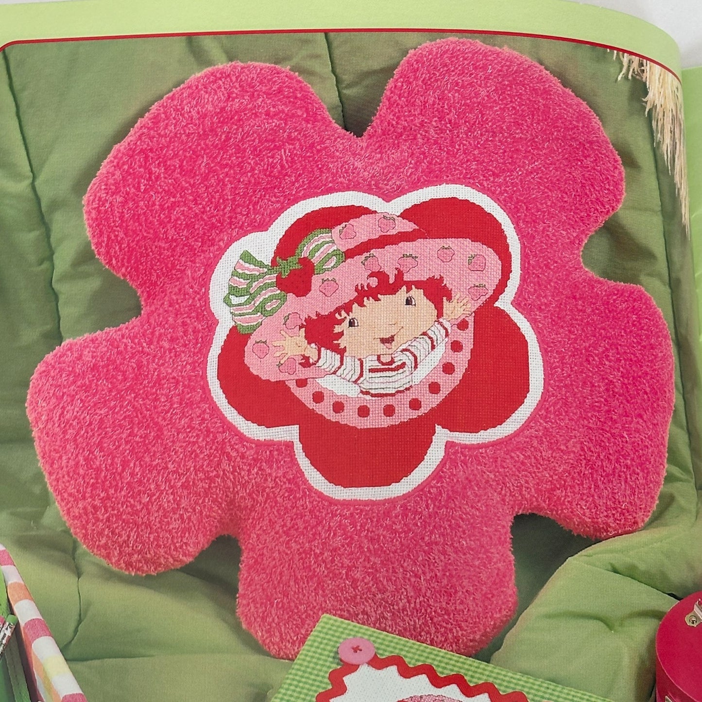 Strawberry Shortcake Cross Stitch Pattern Booklet Leisure Arts Berry Sweet Girls 2004