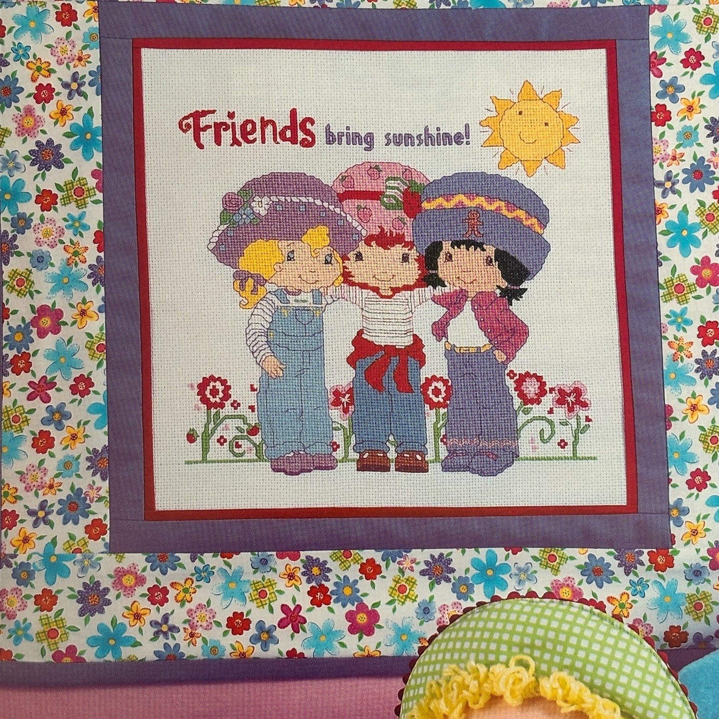 Strawberry Shortcake Cross Stitch Pattern Booklet Leisure Arts Berry Sweet Girls 2004