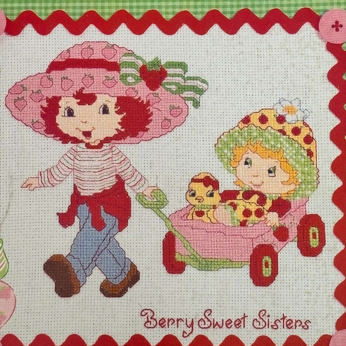 Strawberry Shortcake Cross Stitch Pattern Booklet Leisure Arts Berry Sweet Girls 2004