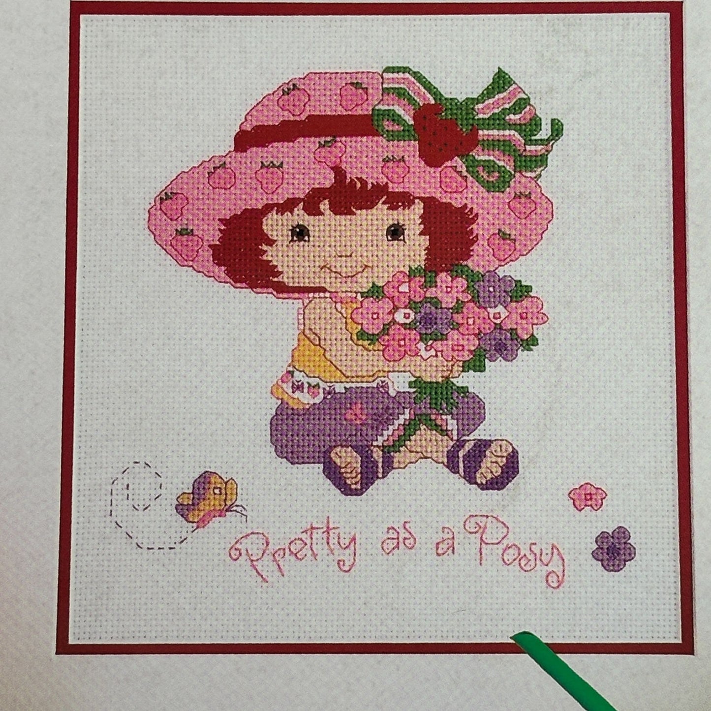 Strawberry Shortcake Cross Stitch Pattern Booklet Leisure Arts Berry Sweet Girls 2004
