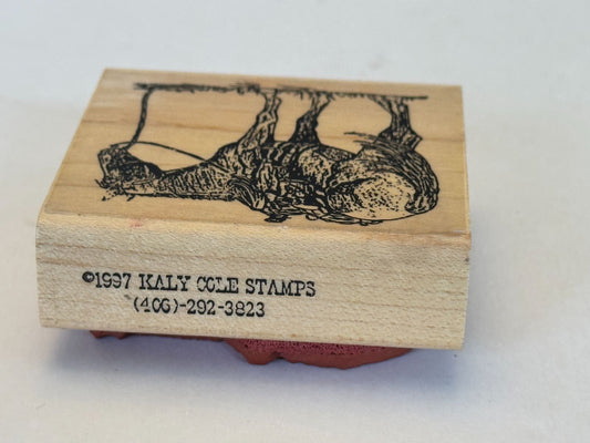 Kaly Cole Rubber Stamp Horse Western Cowboy Ranch Pasture Farm Animal Cardmaking