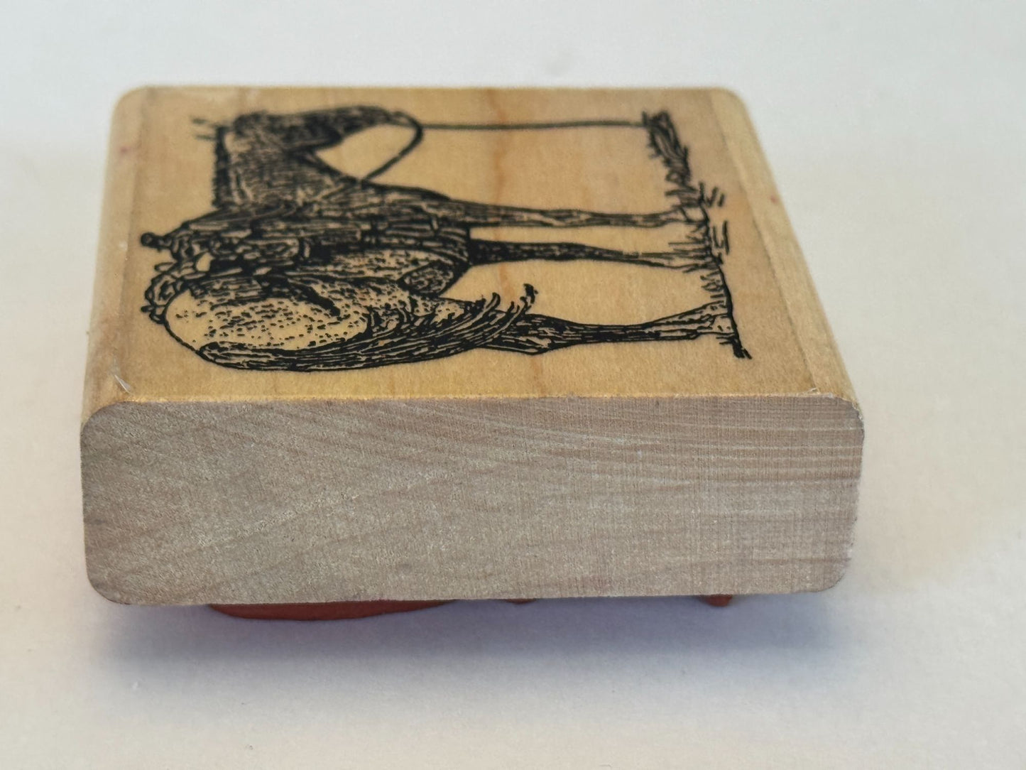 Kaly Cole Rubber Stamp Horse Western Cowboy Ranch Pasture Farm Animal Cardmaking