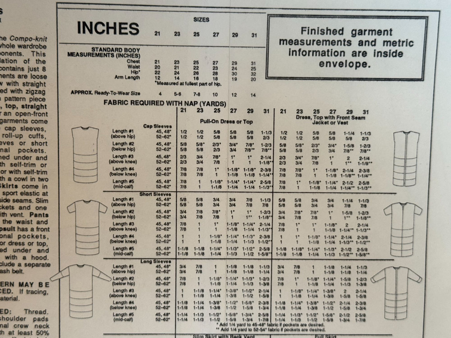 Stretch and Sew Sewing Pattern 150 Girls Dress Skirt Shirt Jumpsuit Compo-Knits
