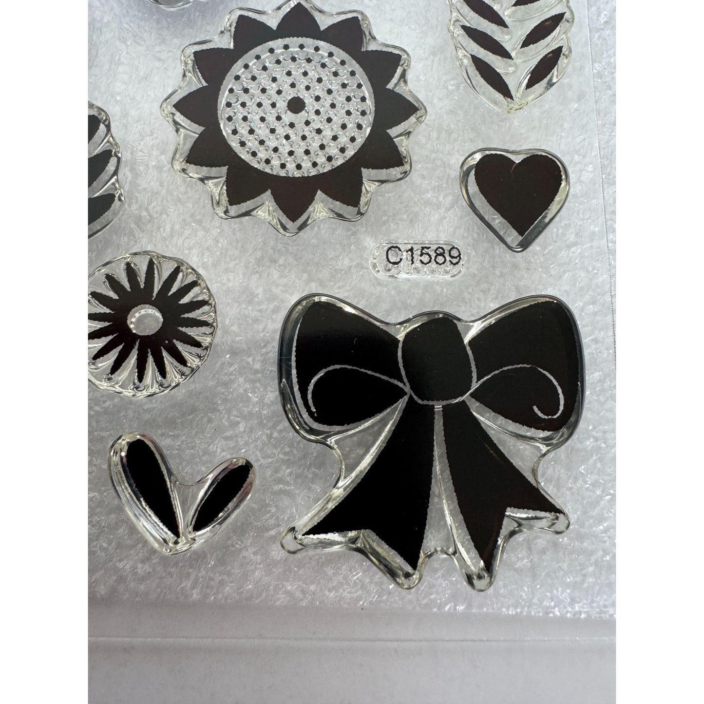 CTMH My Acrylix Acrylic Stamp Set Lifetime of Happiness Live in the Moment C1589