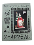 X-Appeal Cross Stitch Pattern Chart Christmas Missus Claus Mrs Santa Stockings