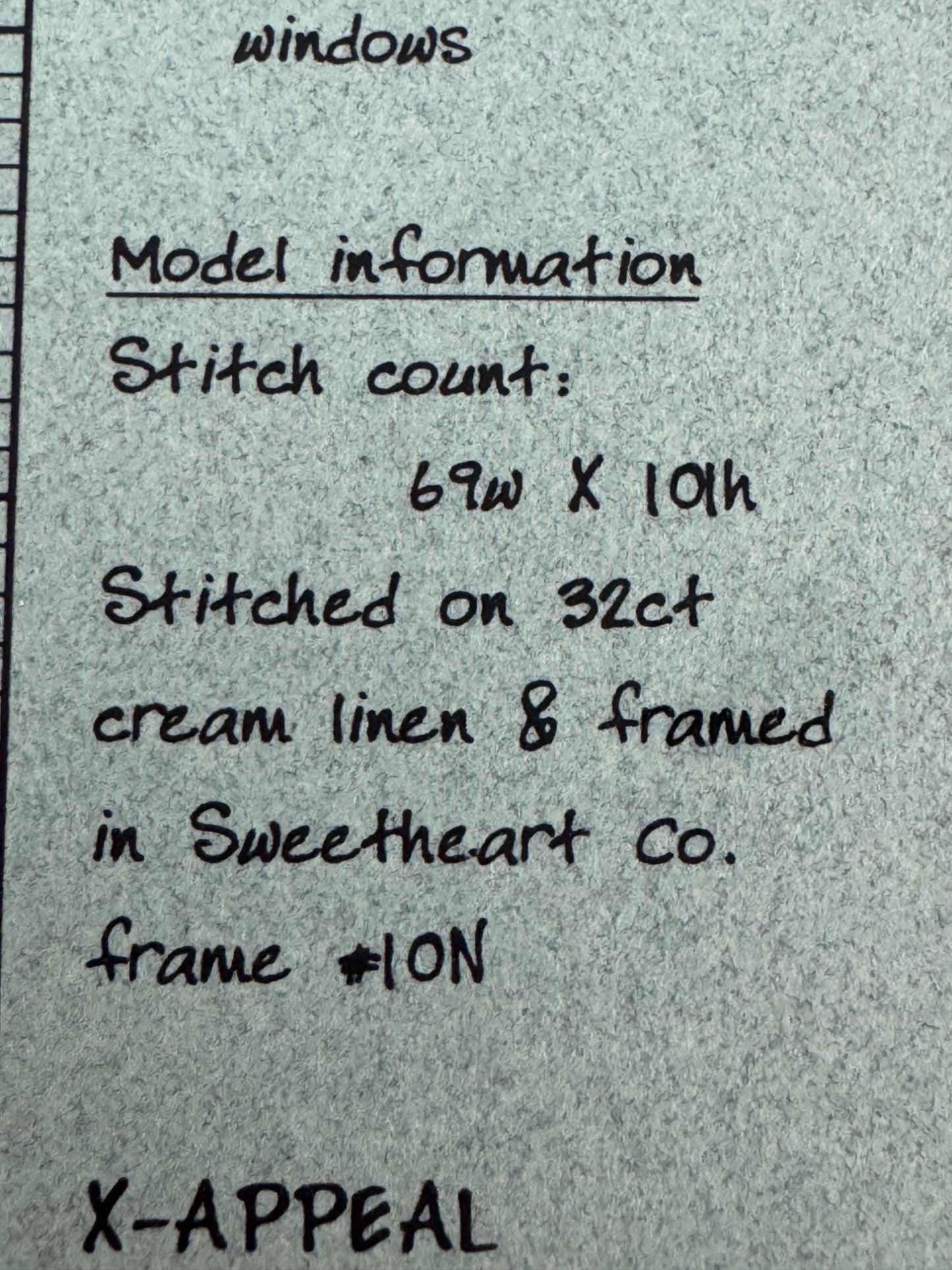 X-Appeal Cross Stitch Pattern Chart Christmas Missus Claus Mrs Santa Stockings