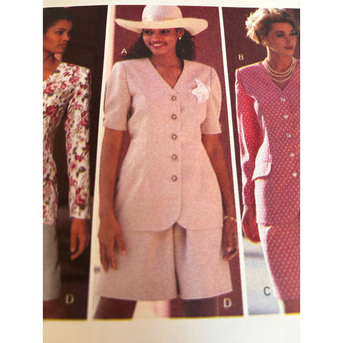 Butterick Sewing Pattern 6159 Work Suit Top Skirt Shorts Outfit Easy 6 8 10 UC