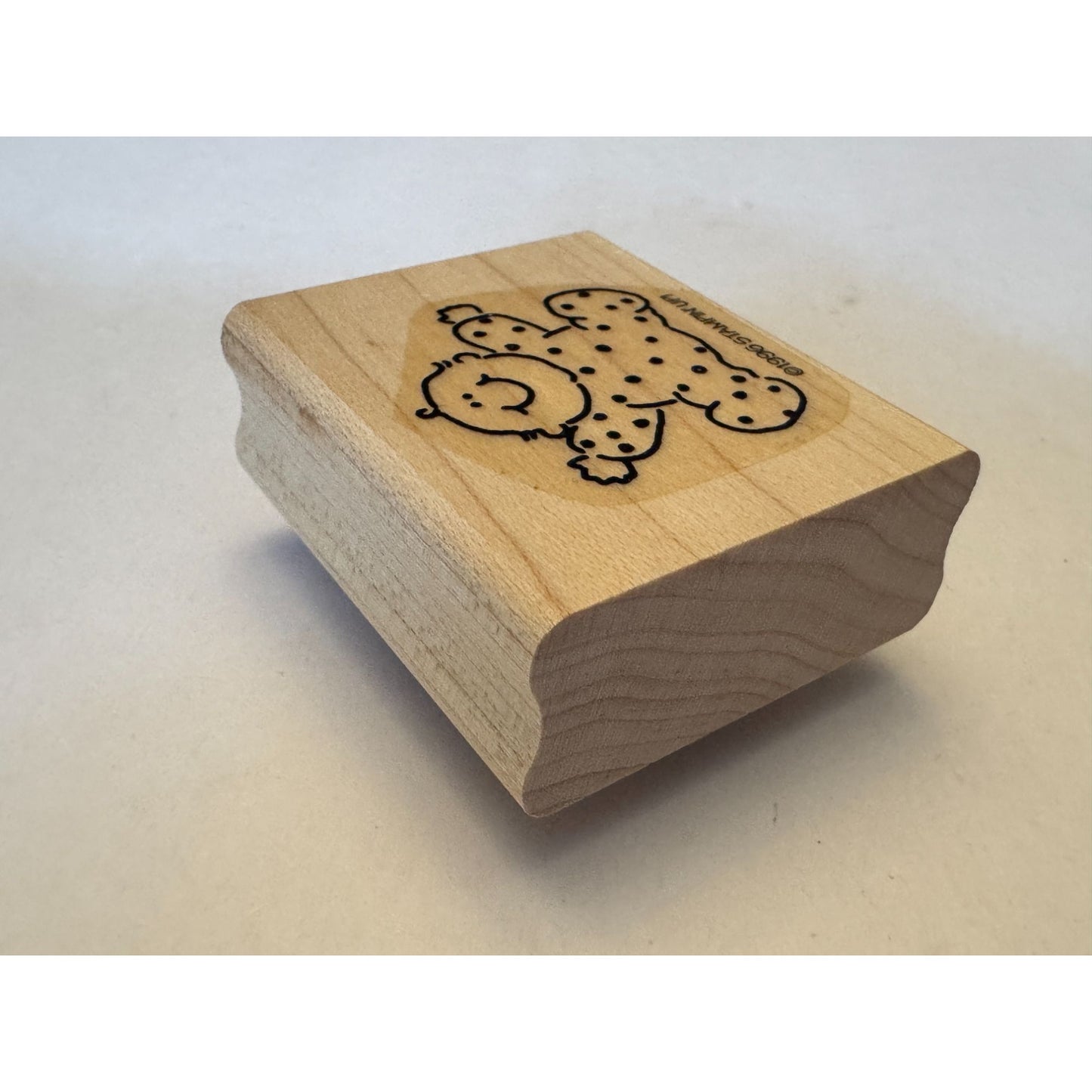 Stampin Up Rubber Stamp Baby Polka Dot Arms Open Hug Smile Cheerful Card Making